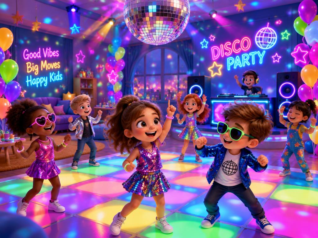 Disco Room party setup